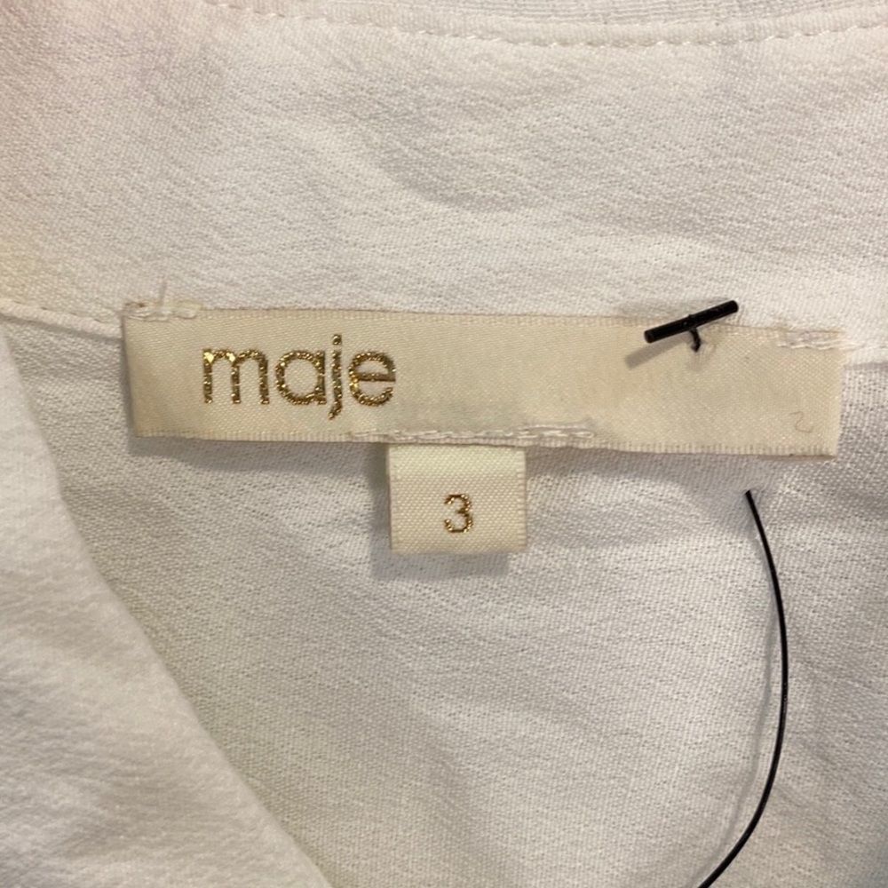 Maje “Ciel” bee embellished blouse 3 (US L) - Picture 6 of 7